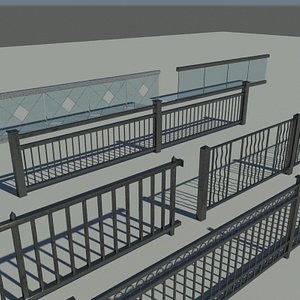 3d railings design