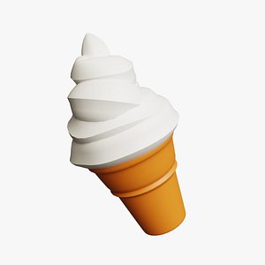 3D model Ice Cream Cartoon Stylized