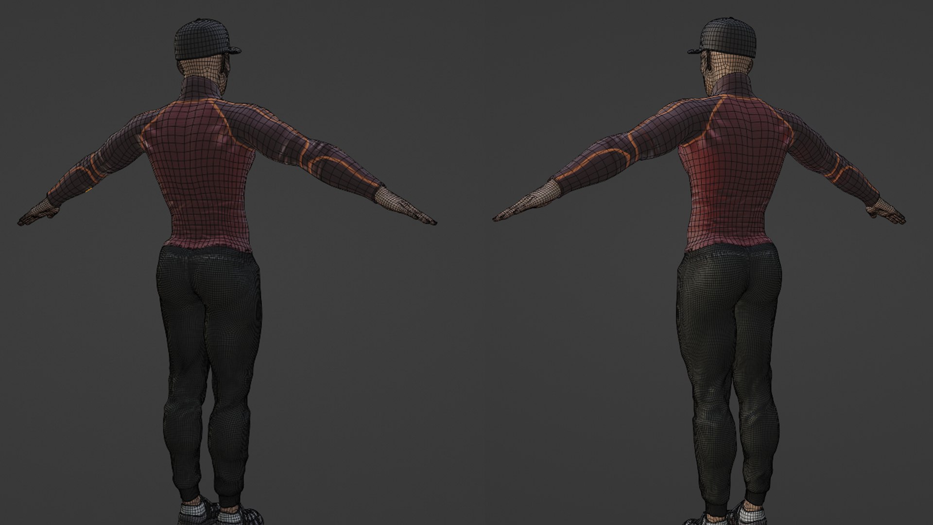 Realistic Rigged Basketball Player Man XX Character 3D Model Model ...