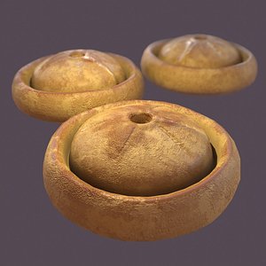 medieval meat pie 3D model