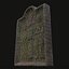 中世の壁掛け木製食器棚