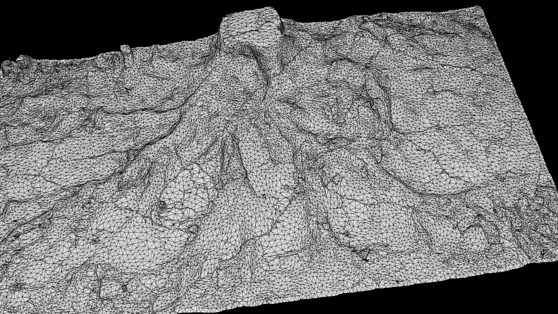 3D Model Tree Roots Road Asphalt Debris Part3 Photogrammetry ...