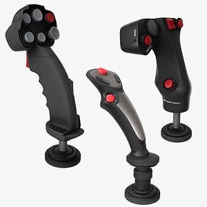 3D Fighter Jet  Joystick or Grips
