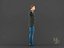 animations young man1 pack model