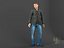 animations young man1 pack model