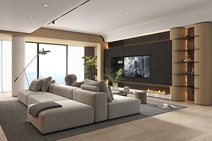 Living Room Scene 22 3D