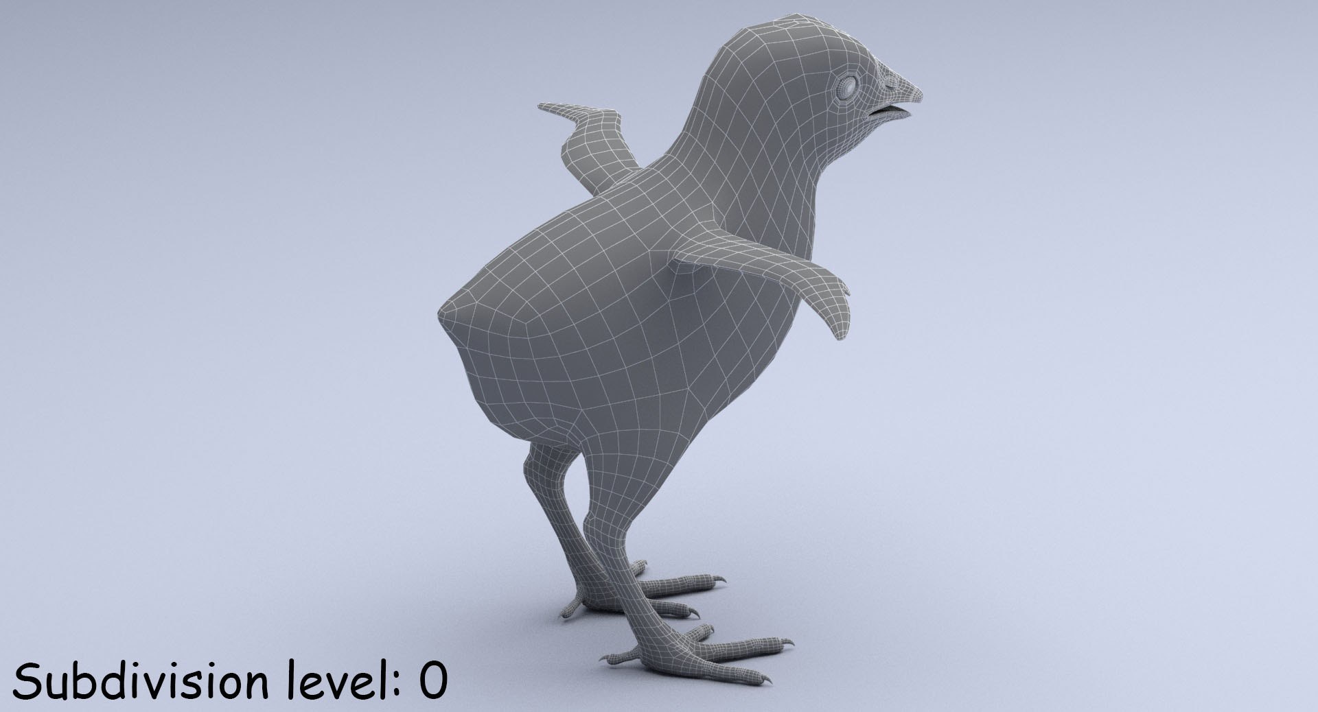 3D chick rig model - TurboSquid 1245523