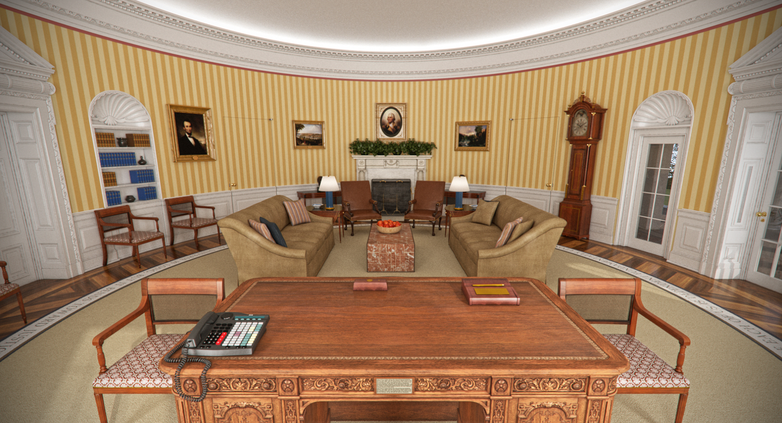 美国白宫椭圆形办公室的新年新貌 - 2021年1月25日, 俄罗斯卫星通讯社
