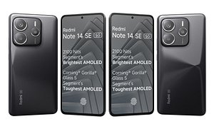 Xiaomi Redmi Note 14 SE Titan Black 3D