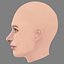 Ria Zmitrowicz Head - No Hair - Low poly head for game