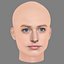 Ria Zmitrowicz Head - No Hair - Low poly head for game
