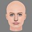 Ria Zmitrowicz Head - No Hair - Low poly head for game