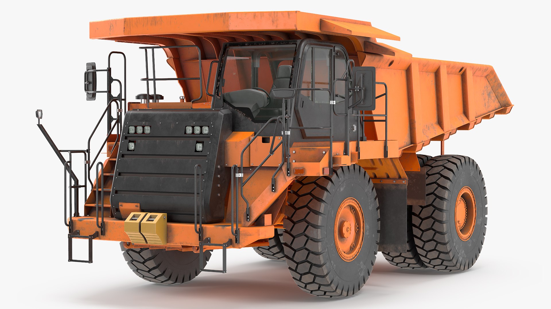 Off Highway Dump Truck Dirty 3D model preview