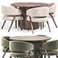 Chaise HORTON et table kliford