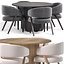 Chaise HORTON et table kliford