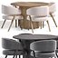 Chaise HORTON et table kliford