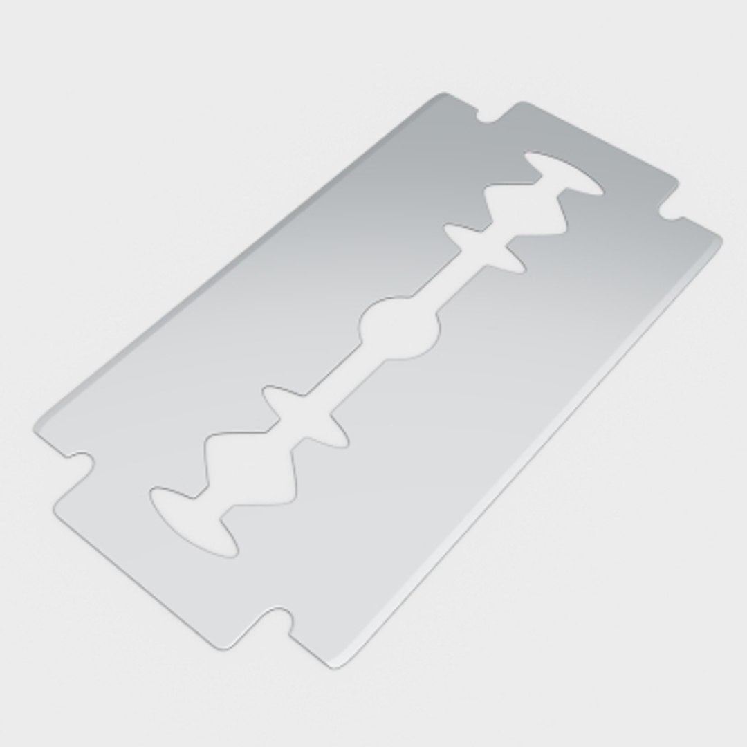 Razor Razorblade Blade 3d Model