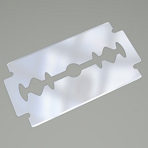 razor razorblade blade 3d model
