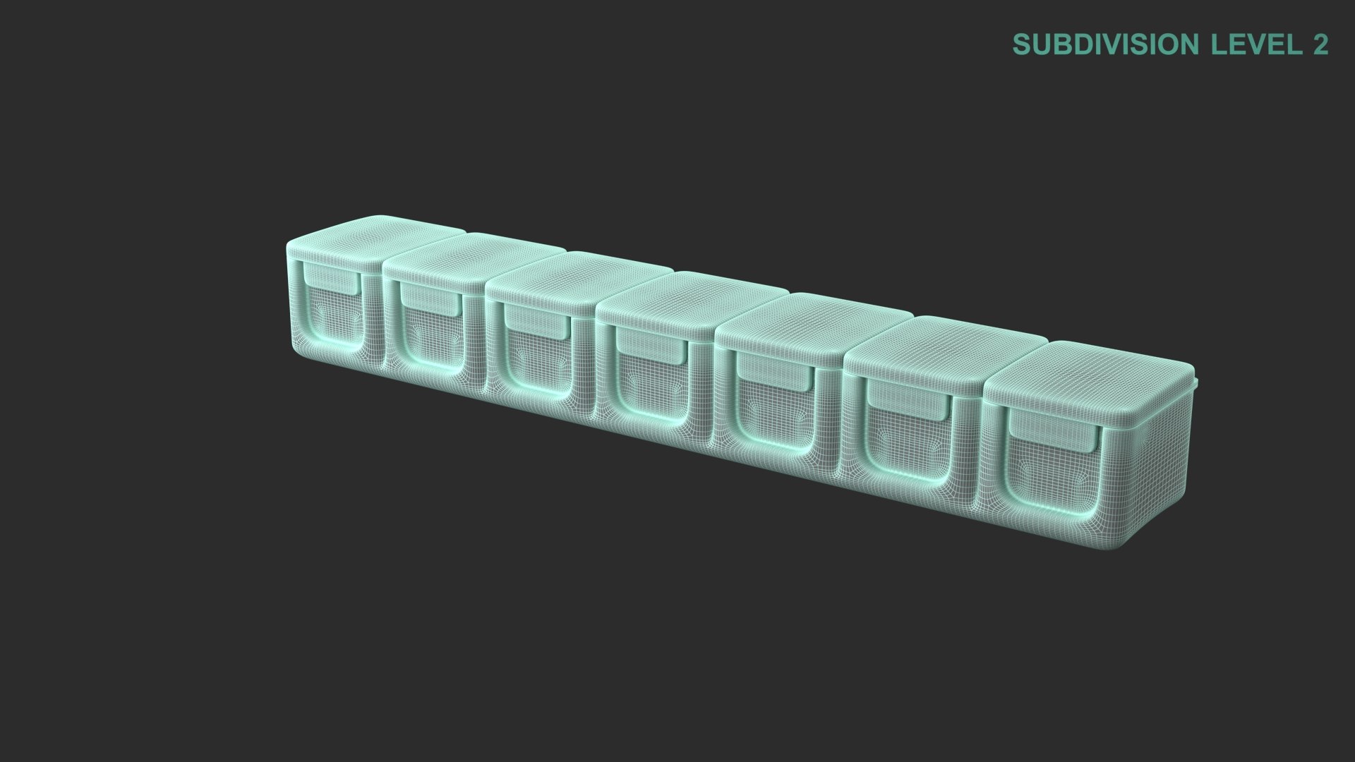 3D Model Pill Organizer - TurboSquid 2145748