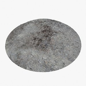 3D Gravel Wood 01 - 3D photogrammetry model scan of gravel with wood chips