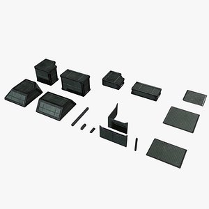 Modular Kit Outpost Walls PBR