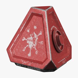 Covid - 19 coronavirus Container 3D