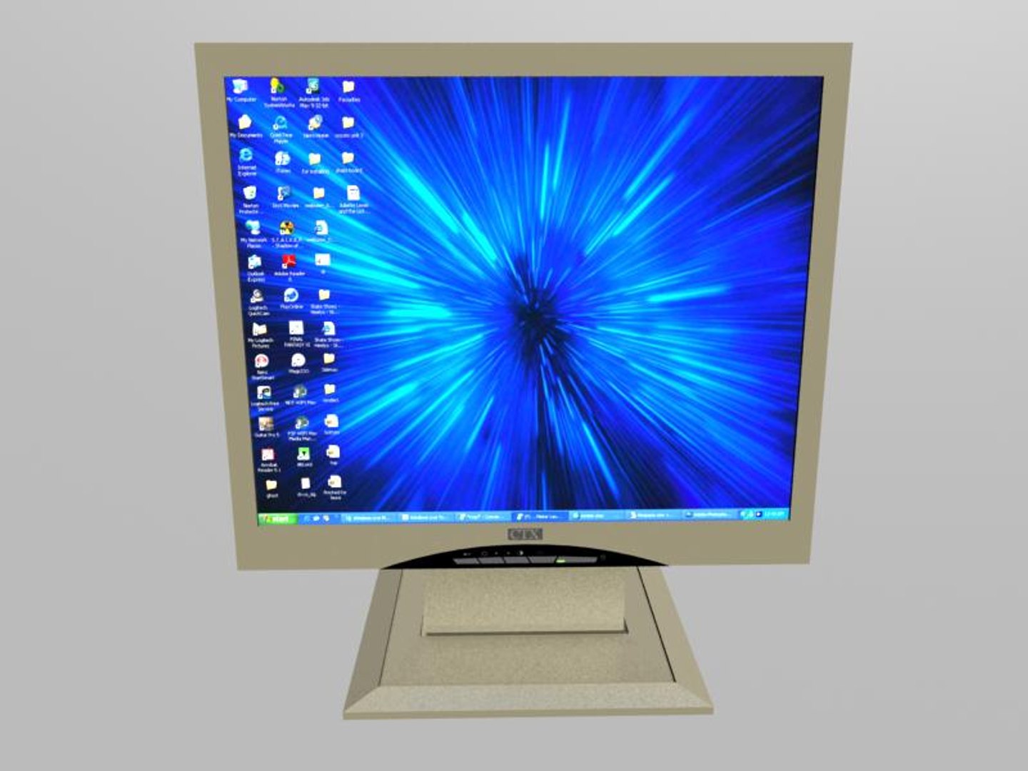 Ctx Flat Screen Monitor 3d Max