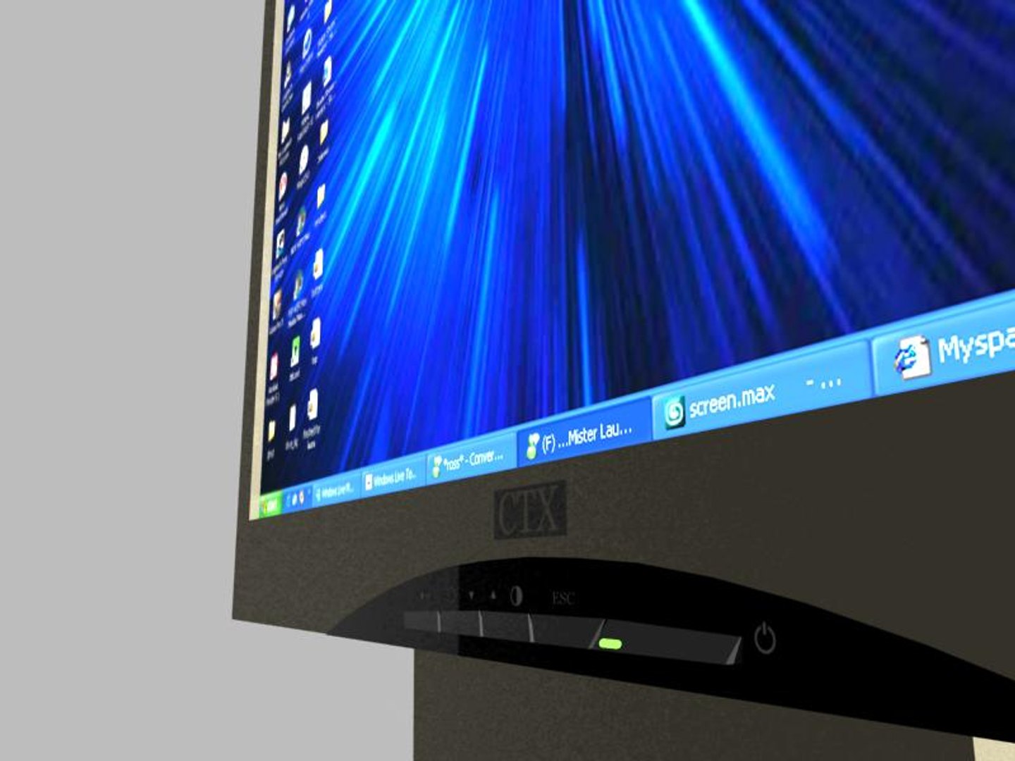 Ctx Flat Screen Monitor 3d Max