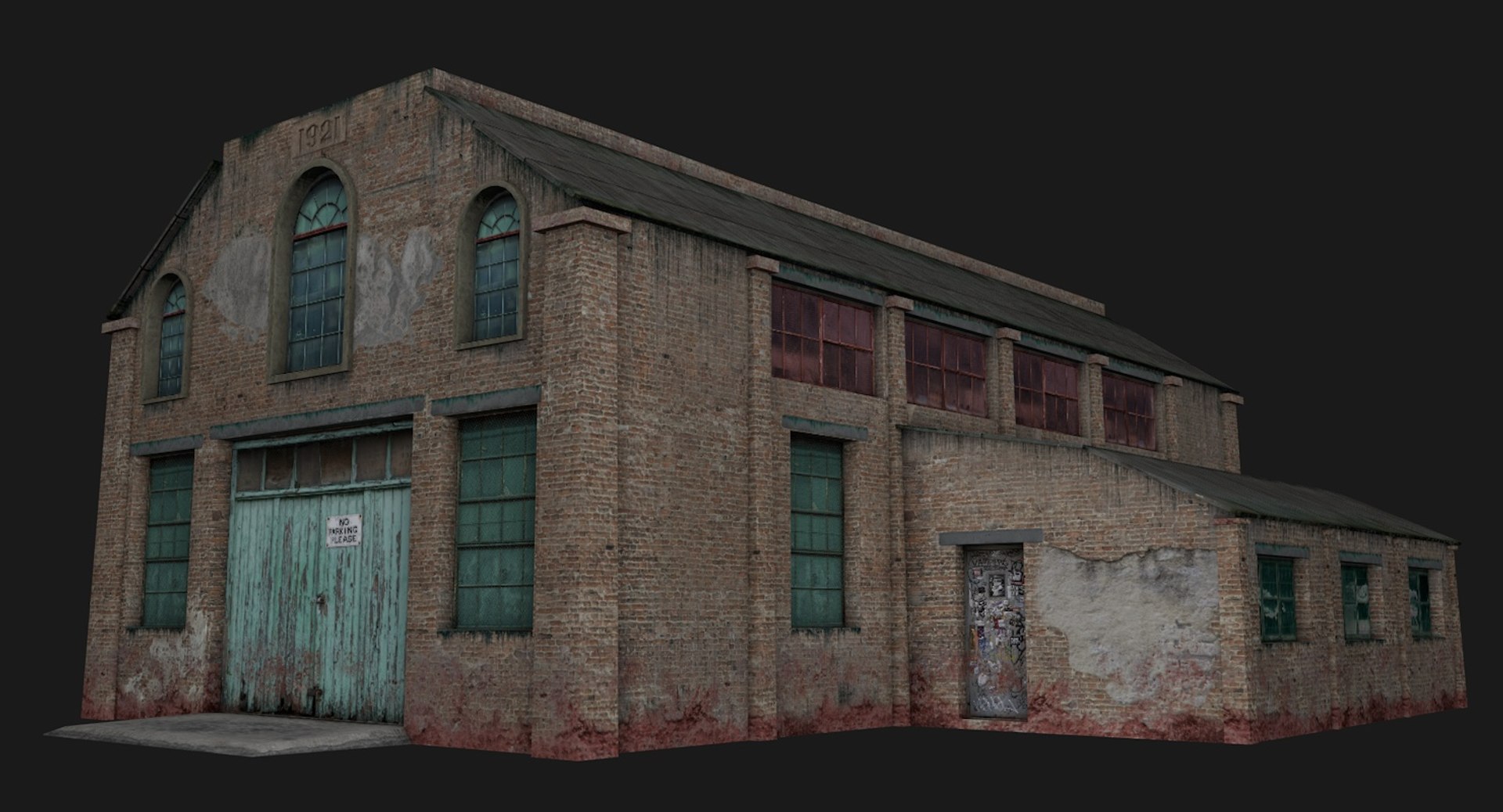 3D Model Old Warehouse House - TurboSquid 1204098