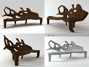 3D model bench etno n