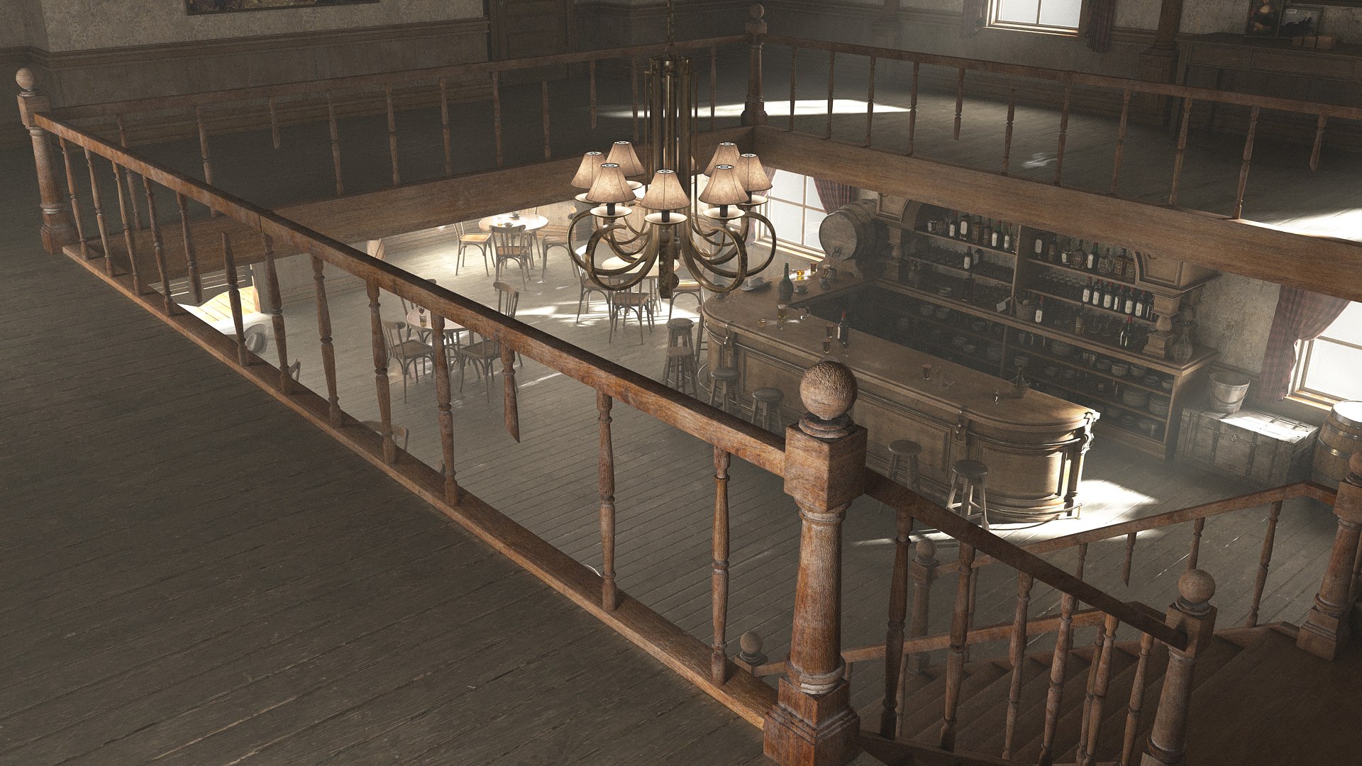 3D Old Western Bar PBR Textures - TurboSquid 2072797