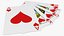 3D poker royal straight flush model