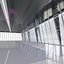 Sci-Fi Futuristic Corridor Concept hall Sci Fi Exhibition