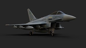 eurofighter typhoon 3D model