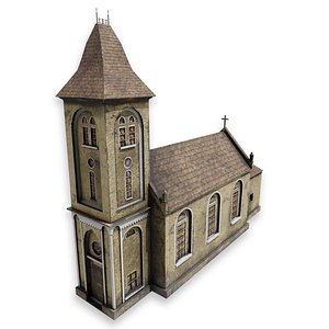 post church 3D model