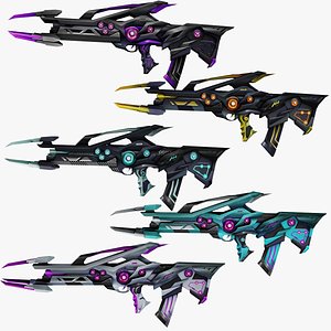 Weapon rifle Black Widow  Golden Lightning Ocean Void