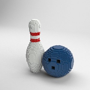 voxel bowling ball model