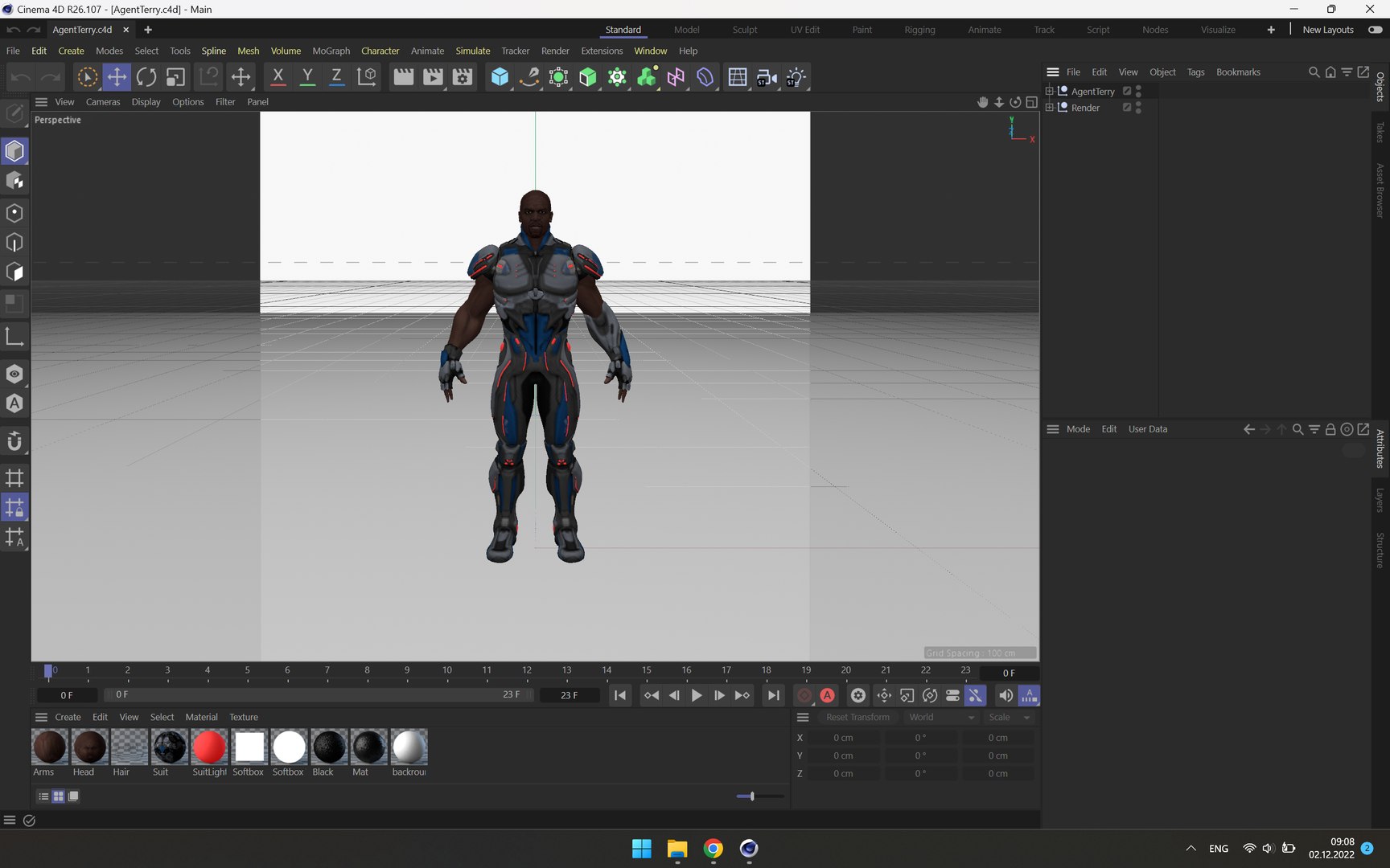 Agent Terry Model - TurboSquid 2378494