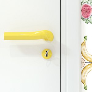 3D door handle prisma model