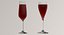 3D wine glasses model