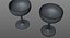 3D wine glasses model