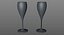 3D wine glasses model