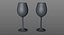 3D wine glasses model