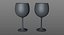3D wine glasses model