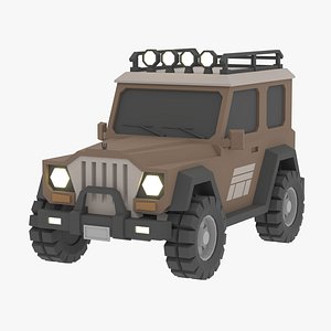 Low poly Car 05 3D model