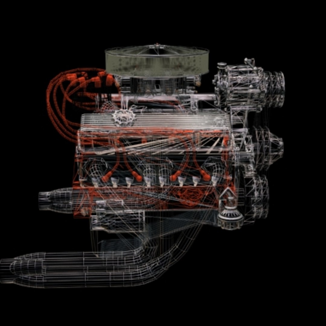 Max Resolution Small Block Motor Engine
