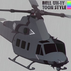 Bell UH-1Y Toon Style