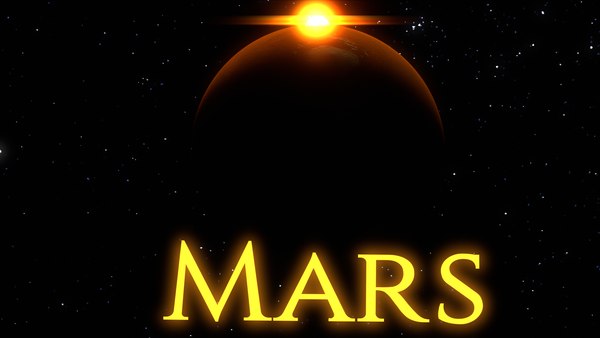 3D Mars 3D model