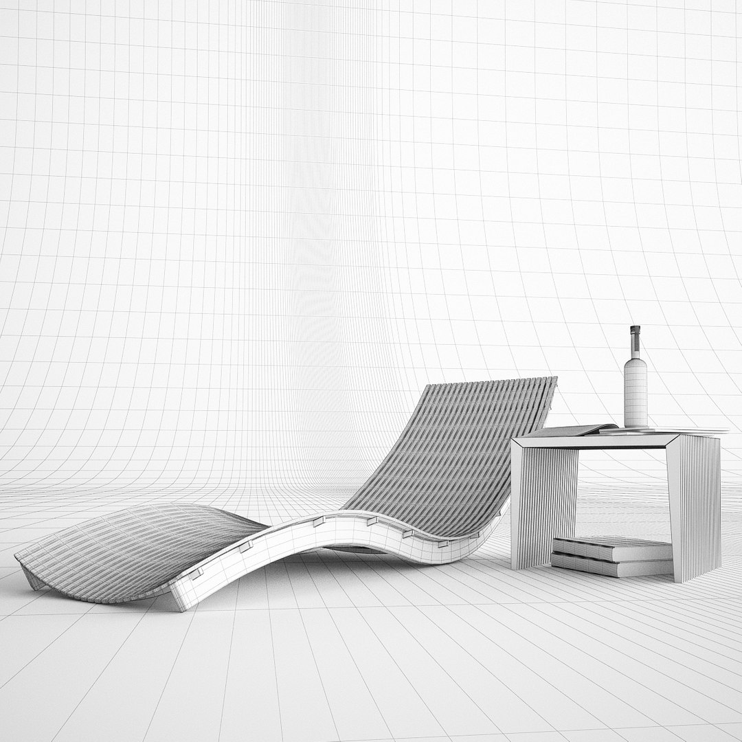 Swing Lounger Unopiu Lounge 3d Max
