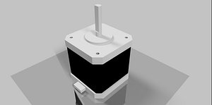 Simple model of Nema 17 stepper motor